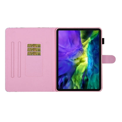 For iPad Pro 11 (2020) Colored Drawing Pattern Horizontal Flip PU Leather Tablet Case with Holder & Card Slot & Sleep / Wake-up Function(Love Dog) - iPad Pro 11 (2020) Cases by buy2fix | Online Shopping UK | buy2fix