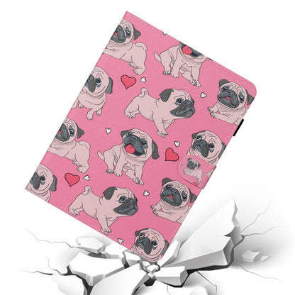 For iPad Pro 11 (2020) Colored Drawing Pattern Horizontal Flip PU Leather Tablet Case with Holder & Card Slot & Sleep / Wake-up Function(Love Dog) - iPad Pro 11 (2020) Cases by buy2fix | Online Shopping UK | buy2fix