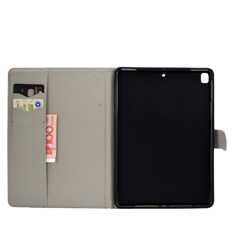 For iPad 10.2 Colored Drawing Pattern Horizontal Flip PU Leather Case with Holder & Card Slot & Sleep / Wake-up Function(Graffiti) - iPad 10.2 Cases by buy2fix | Online Shopping UK | buy2fix