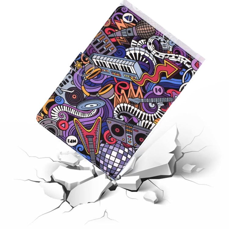 For iPad 10.2 Colored Drawing Pattern Horizontal Flip PU Leather Case with Holder & Card Slot & Sleep / Wake-up Function(Graffiti) - iPad 10.2 Cases by buy2fix | Online Shopping UK | buy2fix