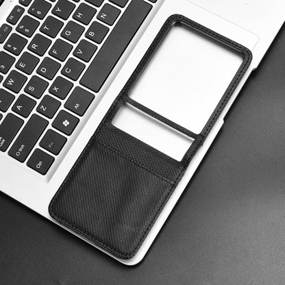 For Motorola Razr 50 Ultra Diamond Texture Leather Phone Case(Black) by buy2fix