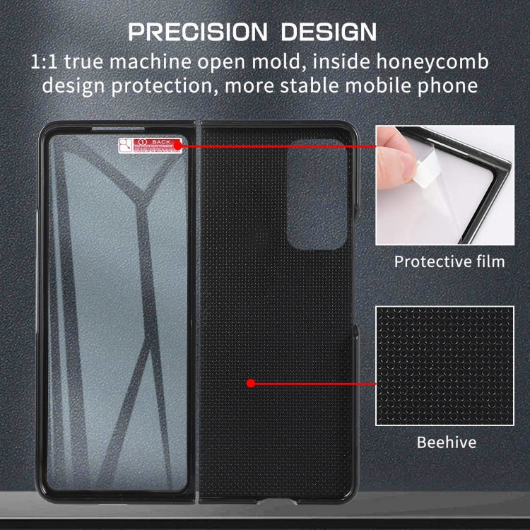 For Samsung Galaxy Z Fold2 5G Multifunctional Folding Phone Leather Case(Black) - Galaxy Phone Cases by buy2fix | Online Shopping UK | buy2fix