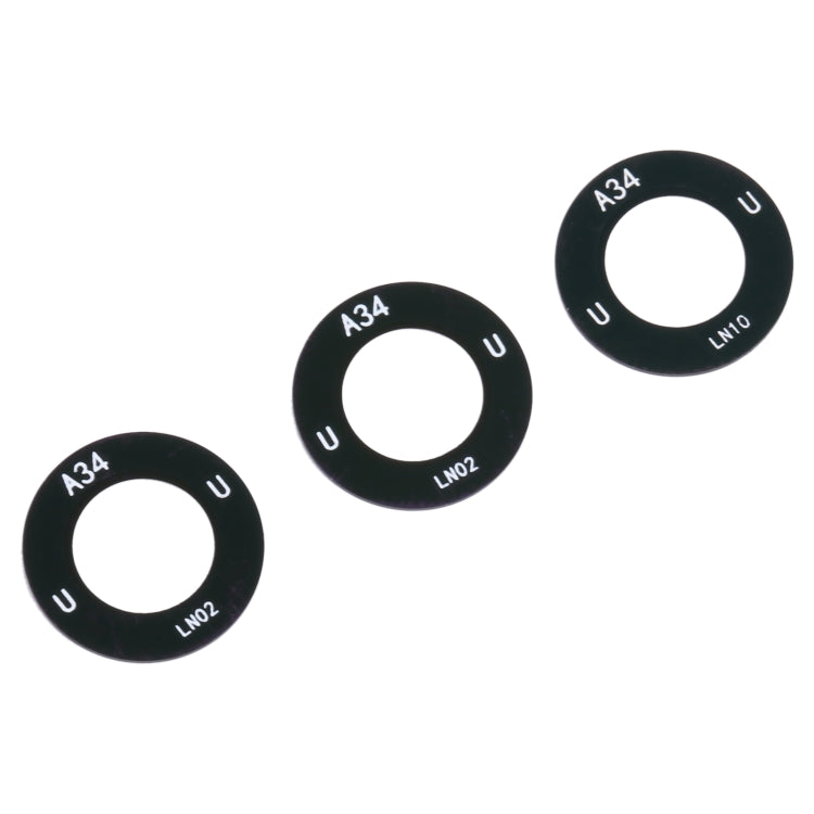 For Samsung Galaxy A34 5G SM-A346B 10set Back Camera Lens - Camera Series by buy2fix | Online Shopping UK | buy2fix