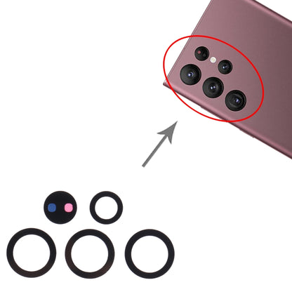 For Samsung Galaxy S22 Ultra 5G SM-S908B 10set Back Camera Lens -  by buy2fix | Online Shopping UK | buy2fix