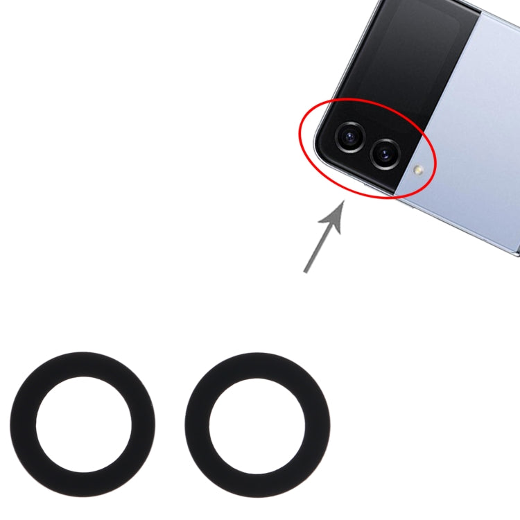 For Samsung Galaxy Z Flip4 SM-F721B 10set Back Camera Lens - Camera Series by buy2fix | Online Shopping UK | buy2fix