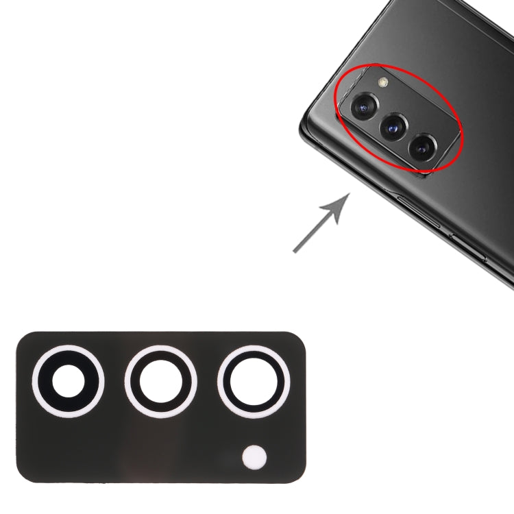 For Samsung Galaxy Z Fold2 5G SM-F916B 10pcs Back Camera Lens - Camera Series by buy2fix | Online Shopping UK | buy2fix