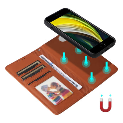 For iPhone 6 / 7 / 8 BETOPNICE BN-005 2 in 1 Detachable Imitate Genuine Leather Phone Case(Brown) - iPhone SE 2022 / 2020 / 8 / 7 Cases by BETOPNICE | Online Shopping UK | buy2fix