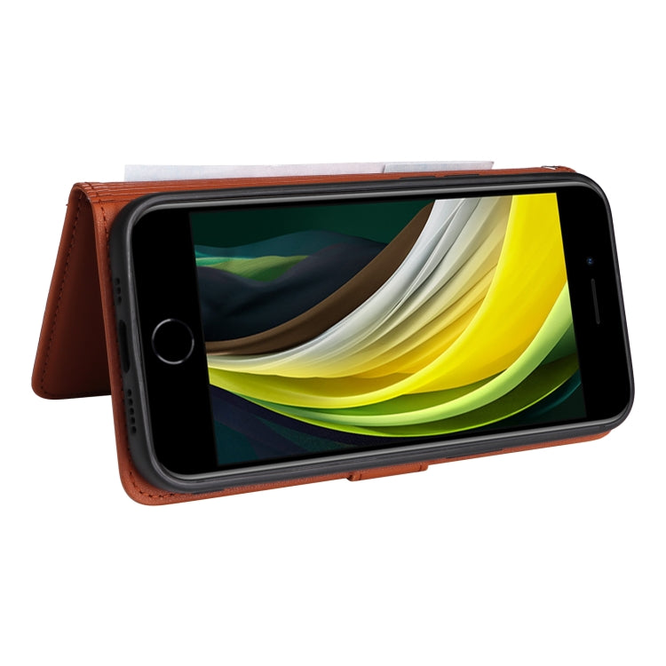 For iPhone 6 / 7 / 8 BETOPNICE BN-005 2 in 1 Detachable Imitate Genuine Leather Phone Case(Brown) - iPhone SE 2022 / 2020 / 8 / 7 Cases by BETOPNICE | Online Shopping UK | buy2fix