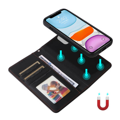 For iPhone 11 BETOPNICE BN-005 2 in 1 Detachable Imitate Genuine Leather Phone Case(Black) - iPhone 11 Cases by BETOPNICE | Online Shopping UK | buy2fix