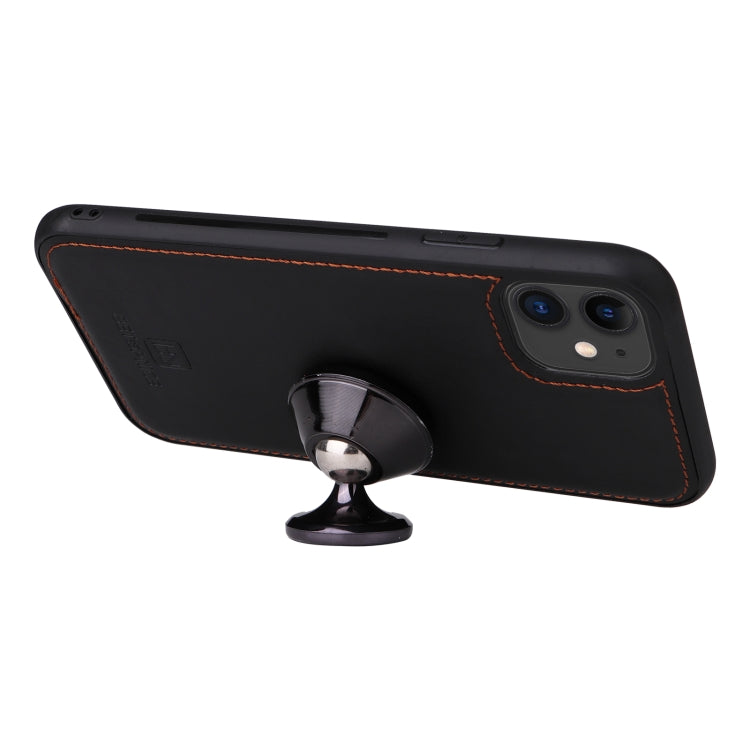 For iPhone 11 BETOPNICE BN-005 2 in 1 Detachable Imitate Genuine Leather Phone Case(Black) - iPhone 11 Cases by BETOPNICE | Online Shopping UK | buy2fix