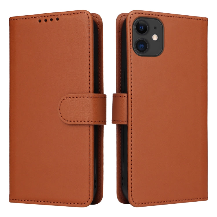 For iPhone 11 BETOPNICE BN-005 2 in 1 Detachable Imitate Genuine Leather Phone Case(Brown) - iPhone 11 Cases by BETOPNICE | Online Shopping UK | buy2fix