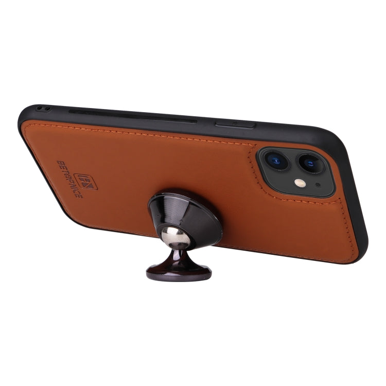 For iPhone 11 BETOPNICE BN-005 2 in 1 Detachable Imitate Genuine Leather Phone Case(Brown) - iPhone 11 Cases by BETOPNICE | Online Shopping UK | buy2fix