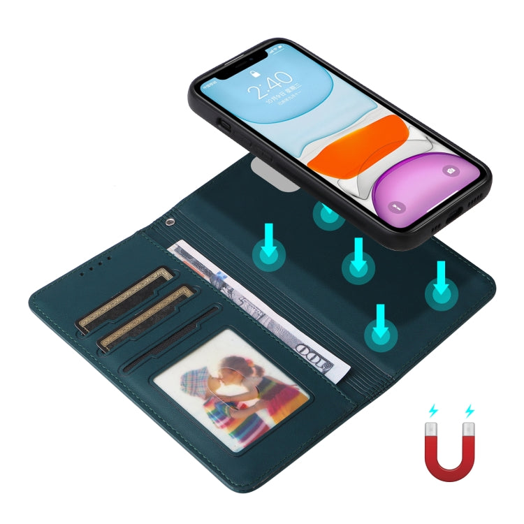 For iPhone 11 BETOPNICE BN-005 2 in 1 Detachable Imitate Genuine Leather Phone Case(Blue) - iPhone 11 Cases by BETOPNICE | Online Shopping UK | buy2fix