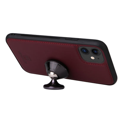 For iPhone 11 BETOPNICE BN-005 2 in 1 Detachable Imitate Genuine Leather Phone Case(Wine Red) - iPhone 11 Cases by BETOPNICE | Online Shopping UK | buy2fix
