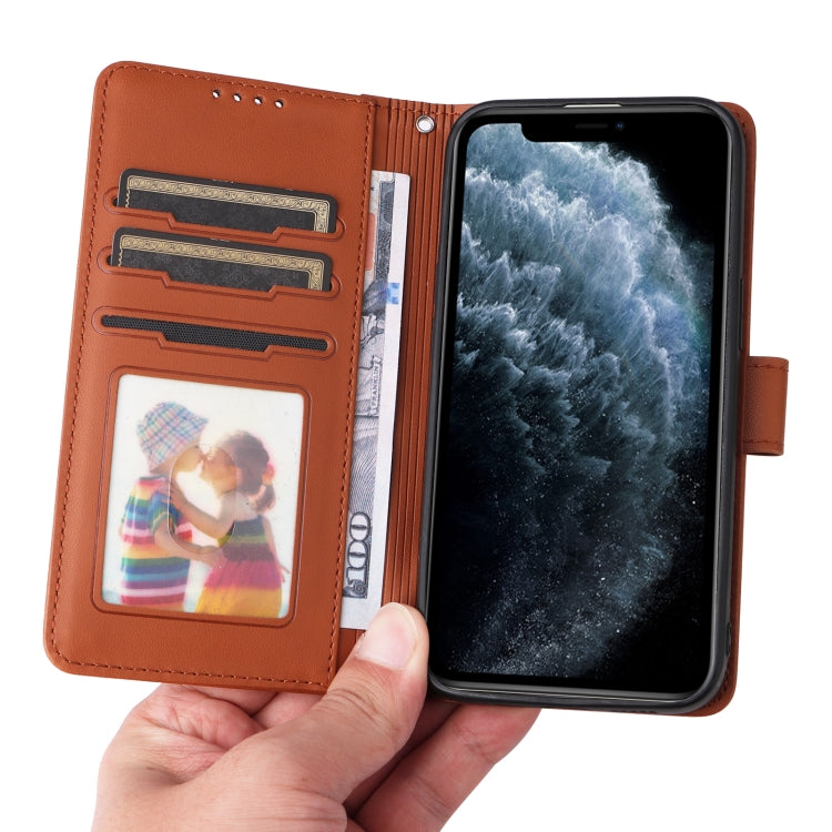 For iPhone 11 Pro BETOPNICE BN-005 2 in 1 Detachable Imitate Genuine Leather Phone Case(Brown) - iPhone 11 Pro Cases by BETOPNICE | Online Shopping UK | buy2fix