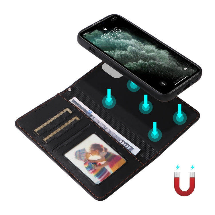 For iPhone 11 Pro Max BETOPNICE BN-005 2 in 1 Detachable Imitate Genuine Leather Phone Case(Black) - iPhone 11 Pro Max Cases by BETOPNICE | Online Shopping UK | buy2fix
