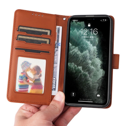 For iPhone 11 Pro Max BETOPNICE BN-005 2 in 1 Detachable Imitate Genuine Leather Phone Case(Brown) - iPhone 11 Pro Max Cases by BETOPNICE | Online Shopping UK | buy2fix