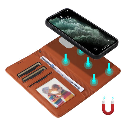 For iPhone 11 Pro Max BETOPNICE BN-005 2 in 1 Detachable Imitate Genuine Leather Phone Case(Brown) - iPhone 11 Pro Max Cases by BETOPNICE | Online Shopping UK | buy2fix