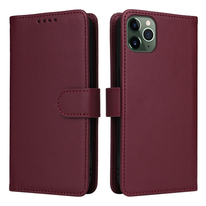 For iPhone 11 Pro Max BETOPNICE BN-005 2 in 1 Detachable Imitate Genuine Leather Phone Case(Wine Red) - iPhone 11 Pro Max Cases by BETOPNICE | Online Shopping UK | buy2fix
