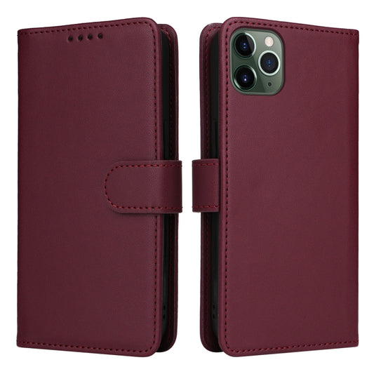 For iPhone 11 Pro Max BETOPNICE BN-005 2 in 1 Detachable Imitate Genuine Leather Phone Case(Wine Red) - iPhone 11 Pro Max Cases by BETOPNICE | Online Shopping UK | buy2fix