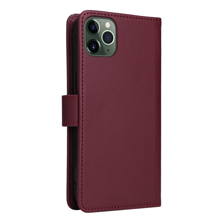 For iPhone 11 Pro Max BETOPNICE BN-005 2 in 1 Detachable Imitate Genuine Leather Phone Case(Wine Red) - iPhone 11 Pro Max Cases by BETOPNICE | Online Shopping UK | buy2fix