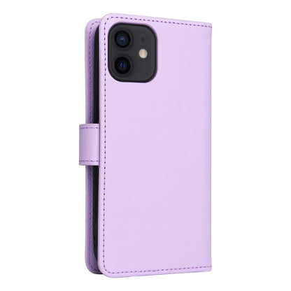 For iPhone 12 Pro / 12 BETOPNICE BN-005 2 in 1 Detachable Imitate Genuine Leather Phone Case(Light Purple) - iPhone 12 / 12 Pro Cases by BETOPNICE | Online Shopping UK | buy2fix