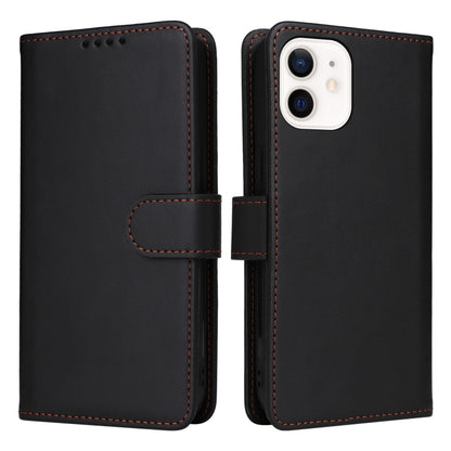 For iPhone 12 mini BETOPNICE BN-005 2 in 1 Detachable Imitate Genuine Leather Phone Case(Black) - iPhone 12 mini Cases by BETOPNICE | Online Shopping UK | buy2fix