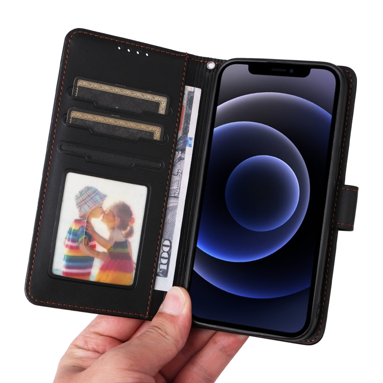 For iPhone 12 mini BETOPNICE BN-005 2 in 1 Detachable Imitate Genuine Leather Phone Case(Black) - iPhone 12 mini Cases by BETOPNICE | Online Shopping UK | buy2fix