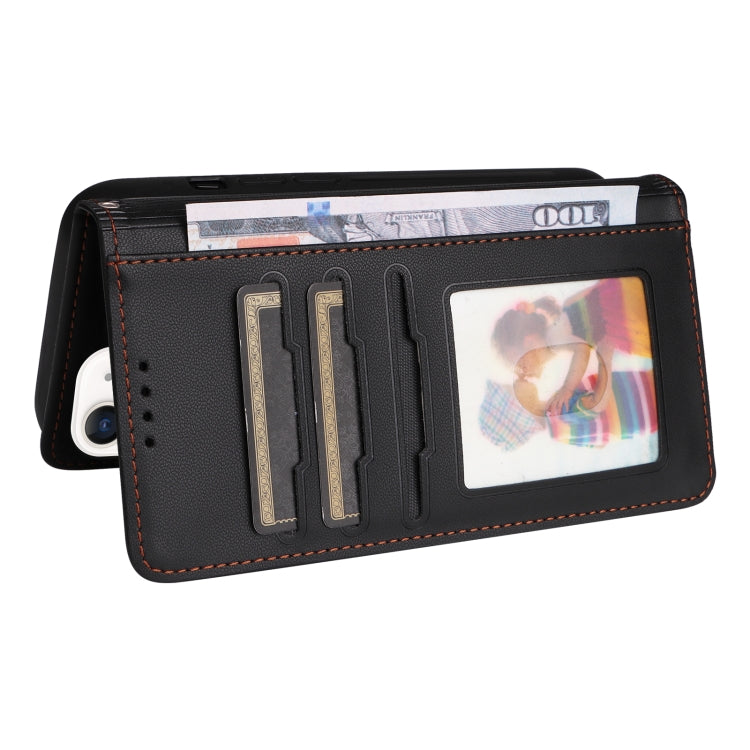 For iPhone 12 mini BETOPNICE BN-005 2 in 1 Detachable Imitate Genuine Leather Phone Case(Black) - iPhone 12 mini Cases by BETOPNICE | Online Shopping UK | buy2fix