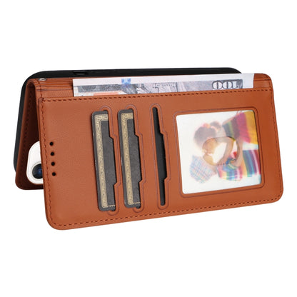 For iPhone 12 mini BETOPNICE BN-005 2 in 1 Detachable Imitate Genuine Leather Phone Case(Brown) - iPhone 12 mini Cases by BETOPNICE | Online Shopping UK | buy2fix