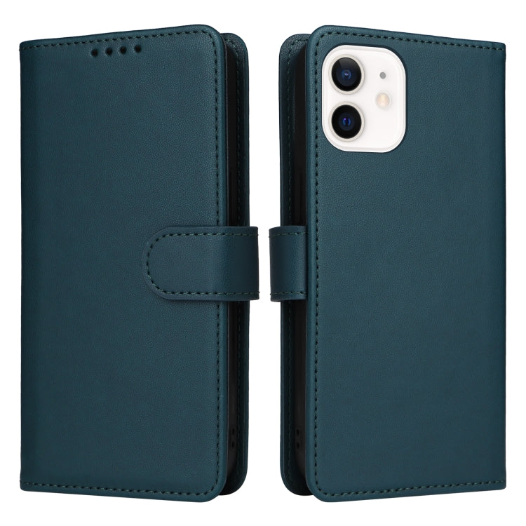 For iPhone 12 mini BETOPNICE BN-005 2 in 1 Detachable Imitate Genuine Leather Phone Case(Blue) - iPhone 12 mini Cases by BETOPNICE | Online Shopping UK | buy2fix