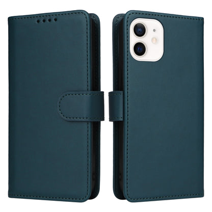 For iPhone 12 mini BETOPNICE BN-005 2 in 1 Detachable Imitate Genuine Leather Phone Case(Blue) - iPhone 12 mini Cases by BETOPNICE | Online Shopping UK | buy2fix