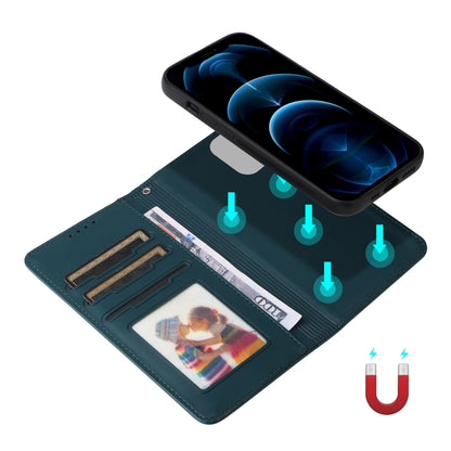 For iPhone 12 Pro Max BETOPNICE BN-005 2 in 1 Detachable Imitate Genuine Leather Phone Case(Blue) - iPhone 12 Pro Max Cases by BETOPNICE | Online Shopping UK | buy2fix