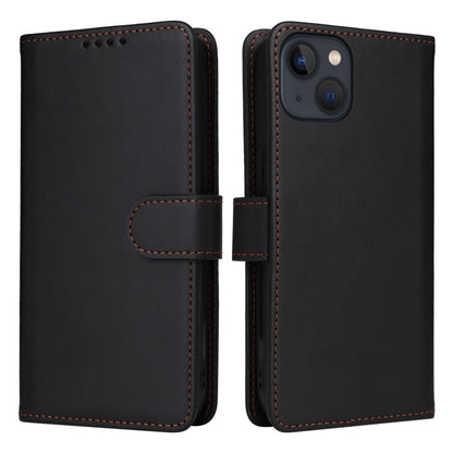 For iPhone 13 / 14 BETOPNICE BN-005 2 in 1 Detachable Imitate Genuine Leather Phone Case(Black) - iPhone 14 Cases by BETOPNICE | Online Shopping UK | buy2fix