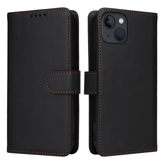 For iPhone 13 / 14 BETOPNICE BN-005 2 in 1 Detachable Imitate Genuine Leather Phone Case(Black) - iPhone 14 Cases by BETOPNICE | Online Shopping UK | buy2fix