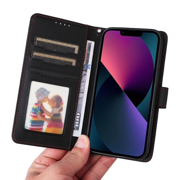 For iPhone 13 / 14 BETOPNICE BN-005 2 in 1 Detachable Imitate Genuine Leather Phone Case(Black) - iPhone 14 Cases by BETOPNICE | Online Shopping UK | buy2fix