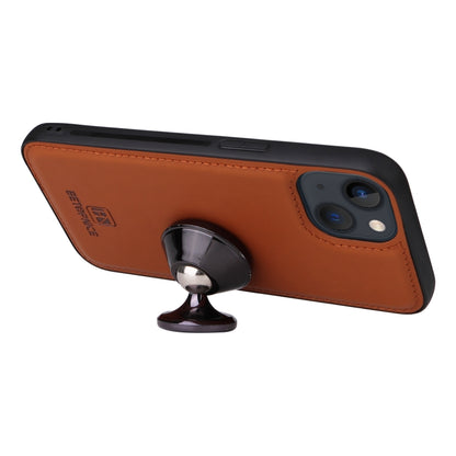 For iPhone 13 / 14 BETOPNICE BN-005 2 in 1 Detachable Imitate Genuine Leather Phone Case(Brown) - iPhone 14 Cases by BETOPNICE | Online Shopping UK | buy2fix