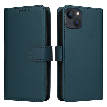 For iPhone 13 / 14 BETOPNICE BN-005 2 in 1 Detachable Imitate Genuine Leather Phone Case(Blue) - iPhone 14 Cases by BETOPNICE | Online Shopping UK | buy2fix