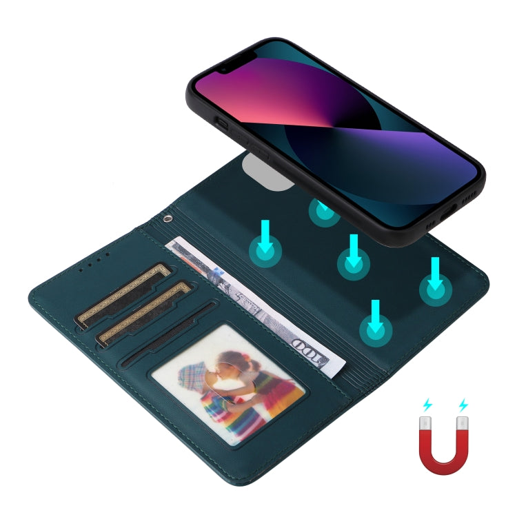 For iPhone 13 / 14 BETOPNICE BN-005 2 in 1 Detachable Imitate Genuine Leather Phone Case(Blue) - iPhone 14 Cases by BETOPNICE | Online Shopping UK | buy2fix