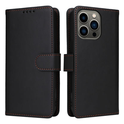 For iPhone 13 Pro BETOPNICE BN-005 2 in 1 Detachable Imitate Genuine Leather Phone Case(Black) - iPhone 13 Pro Cases by BETOPNICE | Online Shopping UK | buy2fix