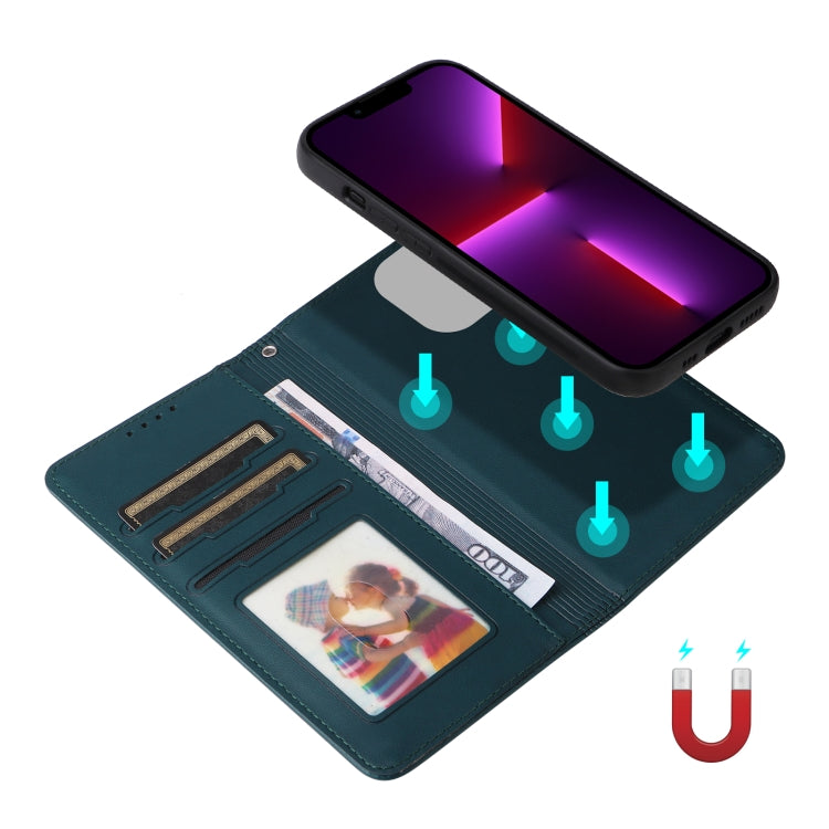 For iPhone 13 Pro BETOPNICE BN-005 2 in 1 Detachable Imitate Genuine Leather Phone Case(Blue) - iPhone 13 Pro Cases by BETOPNICE | Online Shopping UK | buy2fix