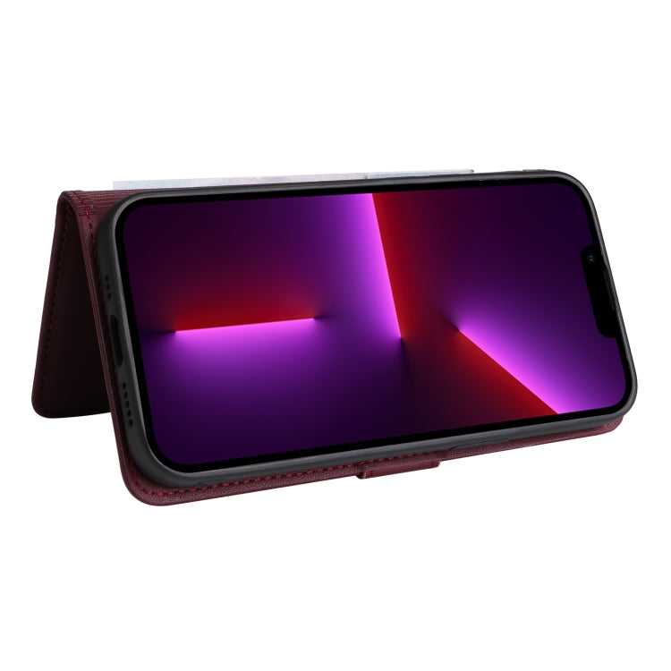 For iPhone 13 Pro BETOPNICE BN-005 2 in 1 Detachable Imitate Genuine Leather Phone Case(Wine Red) - iPhone 13 Pro Cases by BETOPNICE | Online Shopping UK | buy2fix