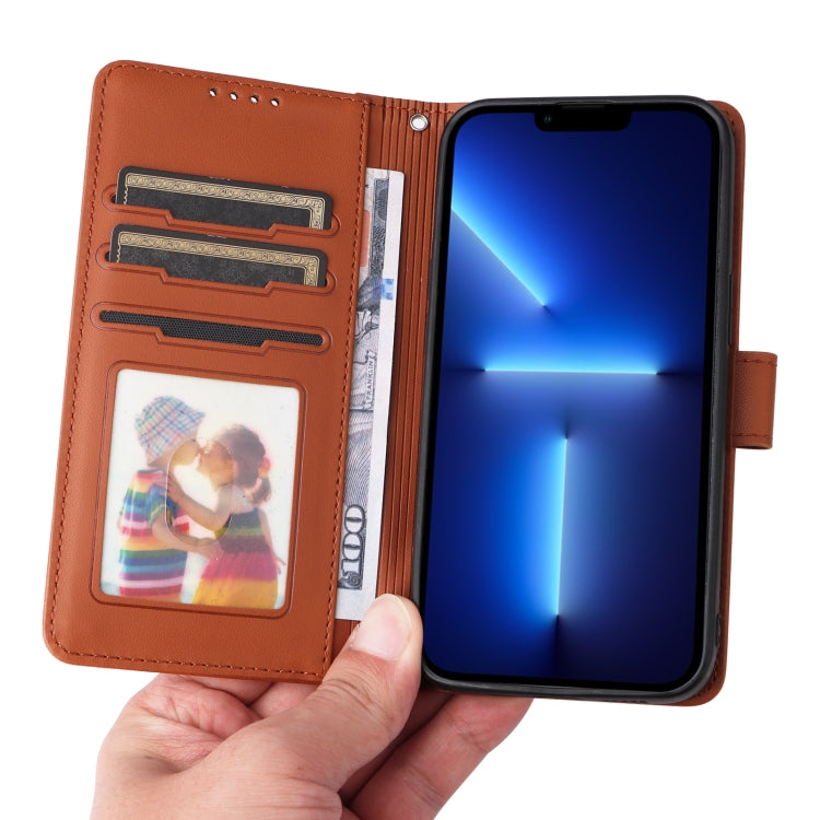 For iPhone 13 Pro Max BETOPNICE BN-005 2 in 1 Detachable Imitate Genuine Leather Phone Case(Brown) - iPhone 13 Pro Max Cases by BETOPNICE | Online Shopping UK | buy2fix