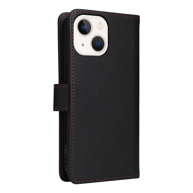 For iPhone 13 mini BETOPNICE BN-005 2 in 1 Detachable Imitate Genuine Leather Phone Case(Black) - iPhone 13 mini Cases by BETOPNICE | Online Shopping UK | buy2fix