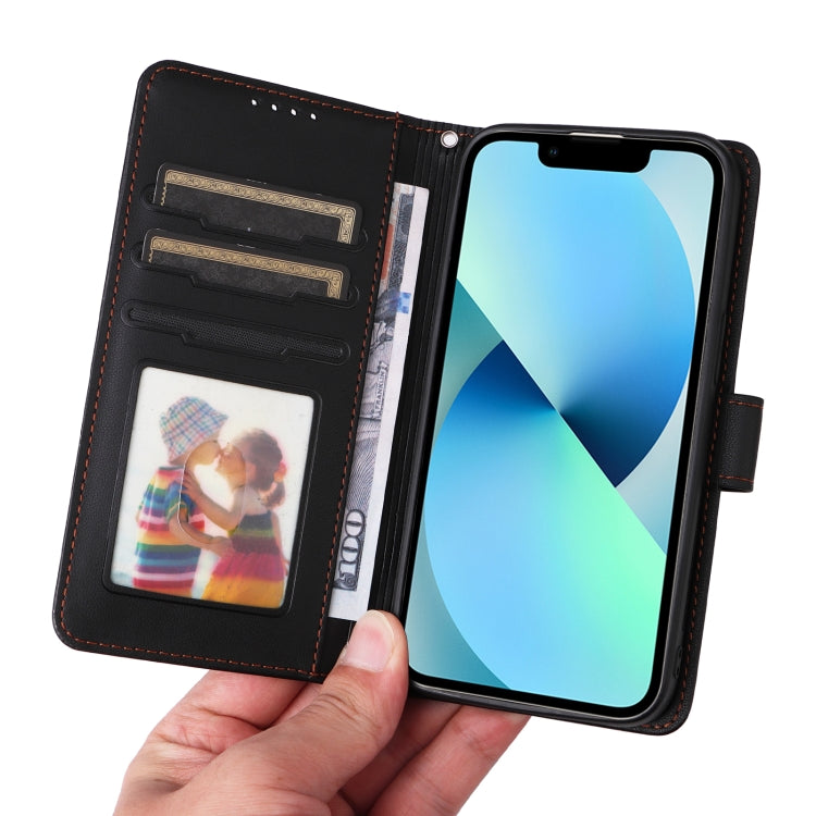 For iPhone 13 mini BETOPNICE BN-005 2 in 1 Detachable Imitate Genuine Leather Phone Case(Black) - iPhone 13 mini Cases by BETOPNICE | Online Shopping UK | buy2fix