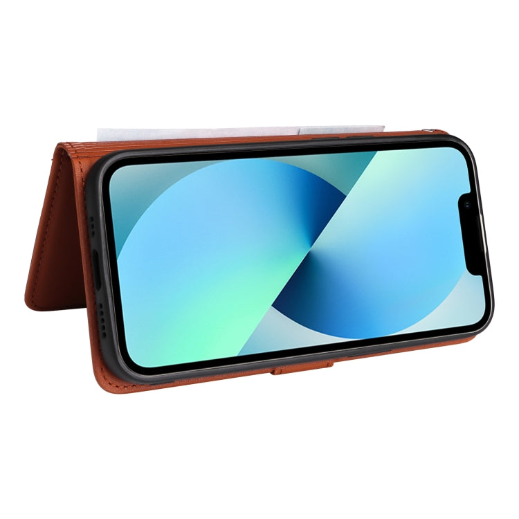 For iPhone 13 mini BETOPNICE BN-005 2 in 1 Detachable Imitate Genuine Leather Phone Case(Brown) - iPhone 13 mini Cases by BETOPNICE | Online Shopping UK | buy2fix