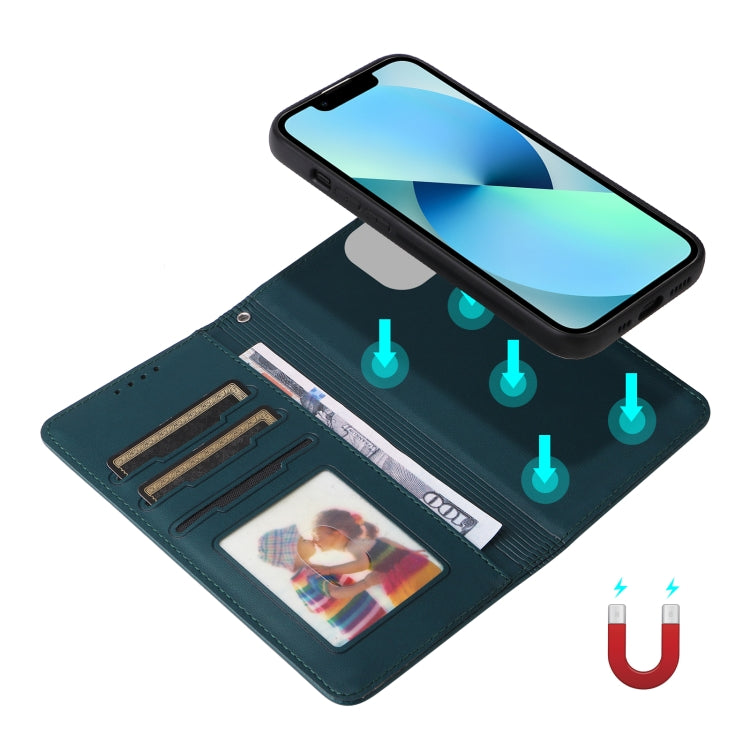 For iPhone 13 mini BETOPNICE BN-005 2 in 1 Detachable Imitate Genuine Leather Phone Case(Blue) - iPhone 13 mini Cases by BETOPNICE | Online Shopping UK | buy2fix