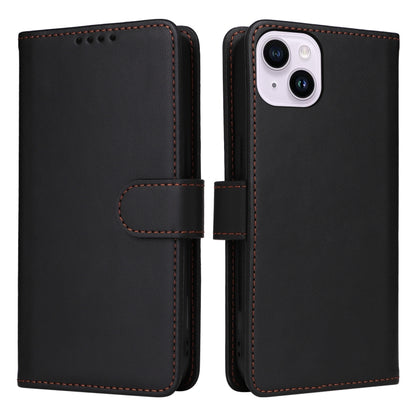 For iPhone 14 Plus BETOPNICE BN-005 2 in 1 Detachable Imitate Genuine Leather Phone Case(Black) - iPhone 14 Plus Cases by BETOPNICE | Online Shopping UK | buy2fix