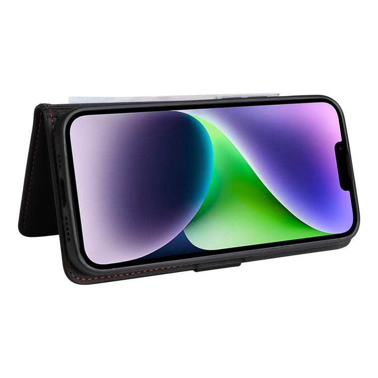 For iPhone 14 Plus BETOPNICE BN-005 2 in 1 Detachable Imitate Genuine Leather Phone Case(Black) - iPhone 14 Plus Cases by BETOPNICE | Online Shopping UK | buy2fix