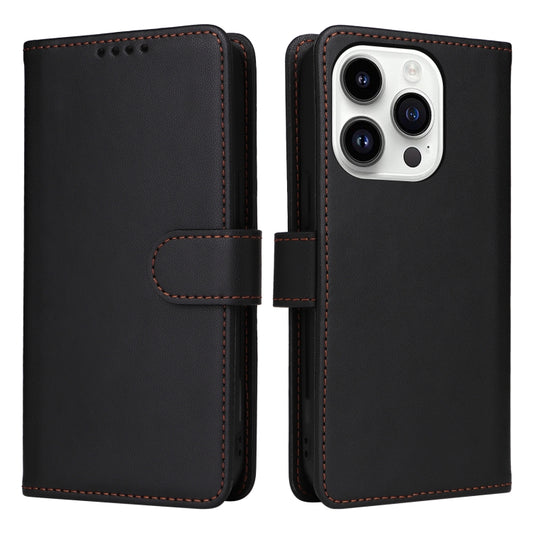 For iPhone 14 Pro BETOPNICE BN-005 2 in 1 Detachable Imitate Genuine Leather Phone Case(Black) - iPhone 14 Pro Cases by BETOPNICE | Online Shopping UK | buy2fix